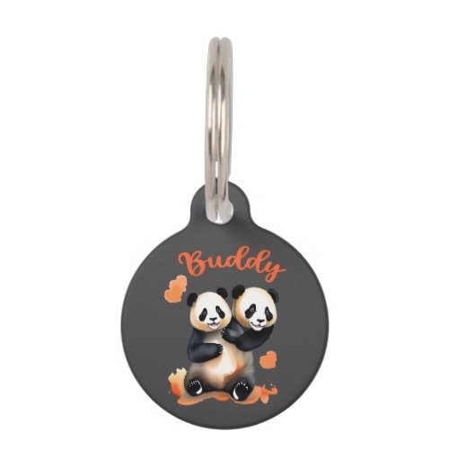 Panda Buddy Pet ID Tag