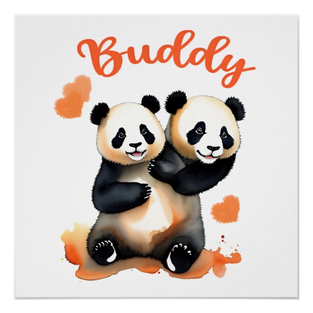 Panda Buddy Poster (Front)