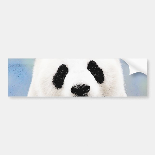 Panda Bumper Sticker (Front)