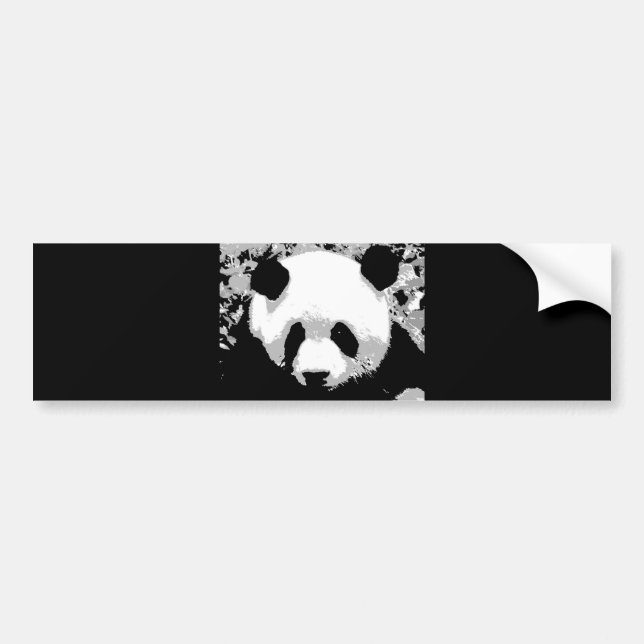 Panda Bumper Sticker (Front)