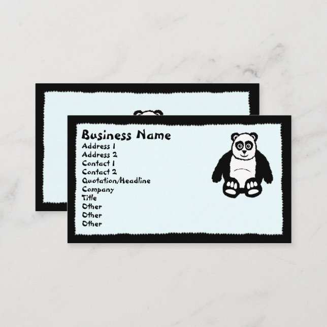 Panda Business Cards (Front/Back)