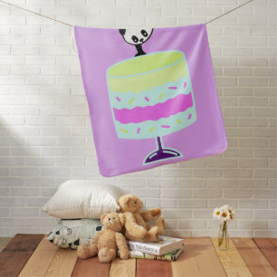Panda Cake Baby Blanket