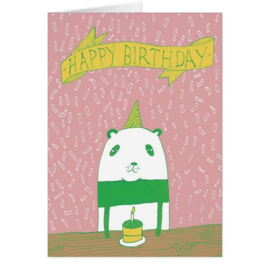 Panda Cake Cards (Front)
