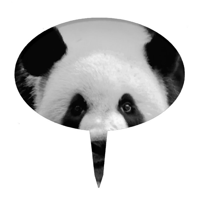 Panda Cake Topper (Front)