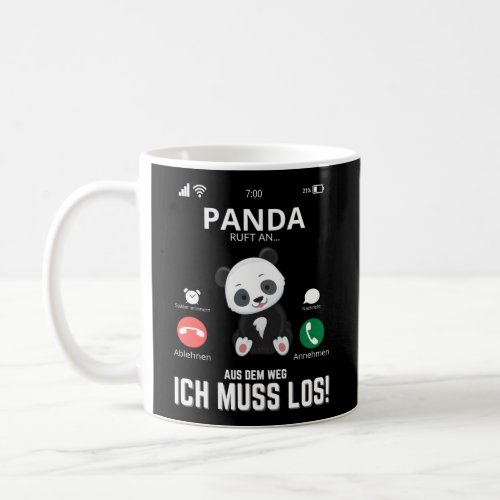 Panda Calls On Panda Children  Coffee Mug