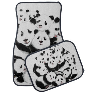 Panda Car Floor Mat