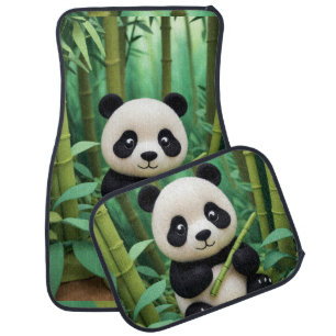 Panda Car Floor Mat