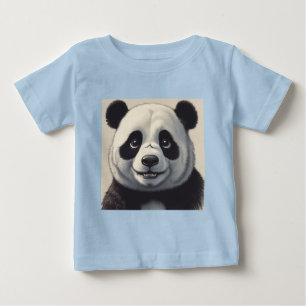 Panda Cartoon Drawing Art Baby T-Shirt