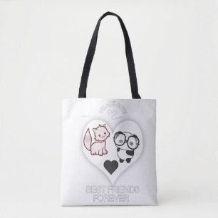 PANDA CAT offers fun cute Tote Bag