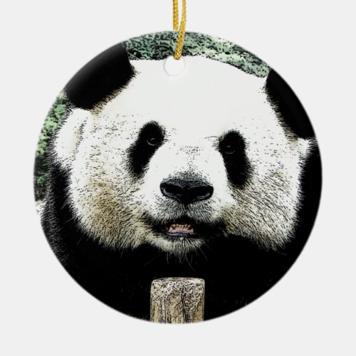 Panda Ceramic Ornament