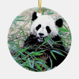 Panda Ceramic Ornament