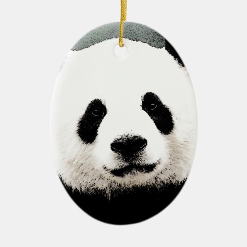 Panda Ceramic Ornament