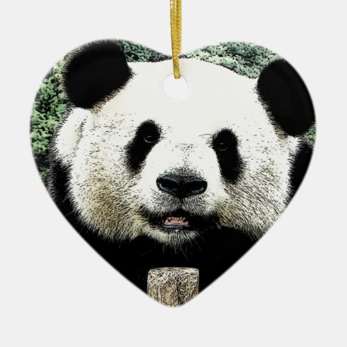 Panda Ceramic Ornament