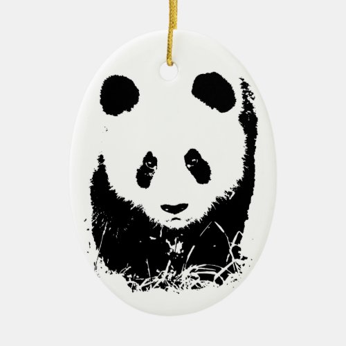 Panda Ceramic Ornament