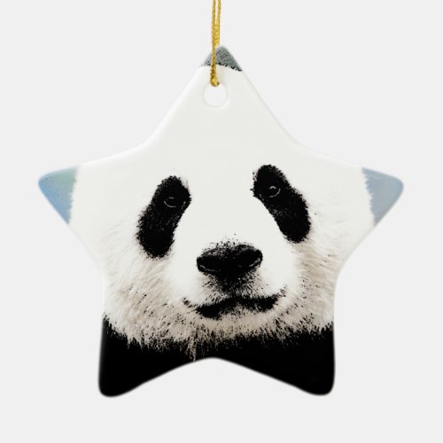 Panda Ceramic Ornament