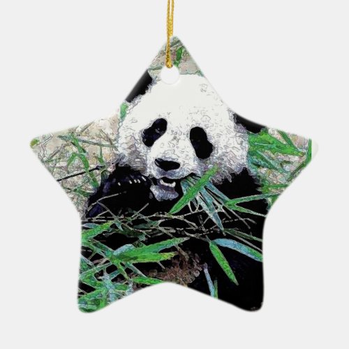 Panda Ceramic Ornament