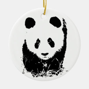 Panda Ceramic Ornament