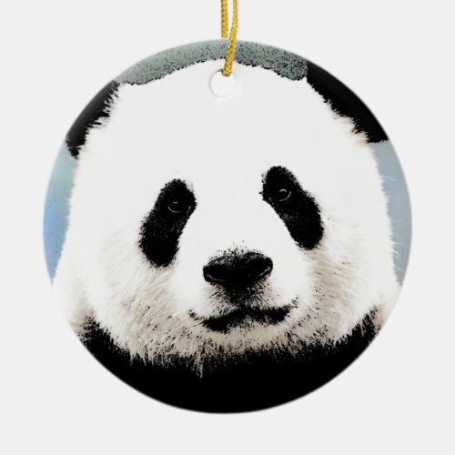 Panda Ceramic Ornament