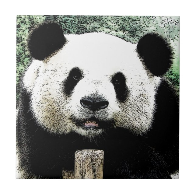 Panda Ceramic Tile (Front)