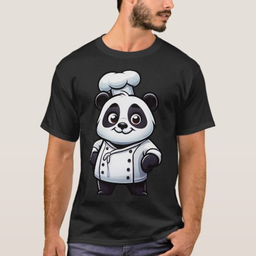Panda chef illustration T_Shirt