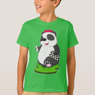 Panda Chess piece Chess Chessboard T-Shirt