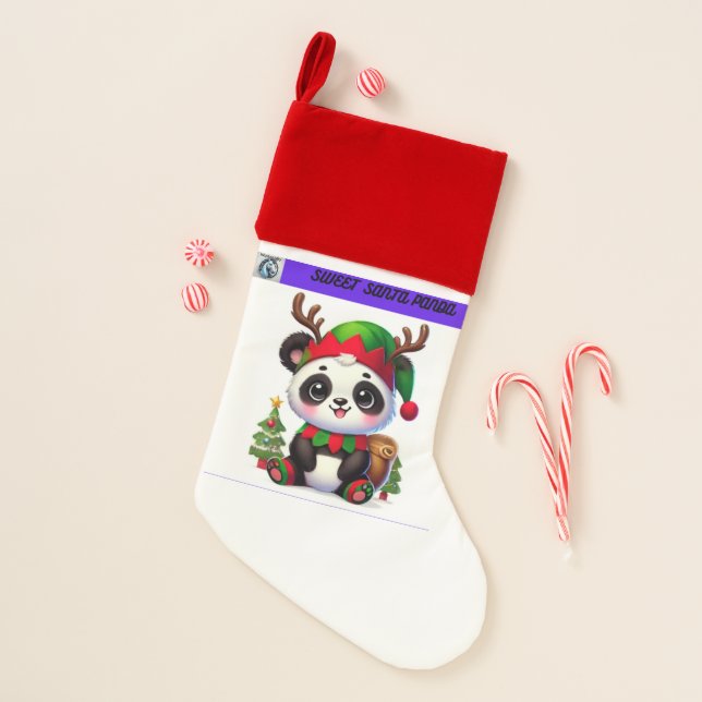 Panda Christmas Christmas Stocking (Front)