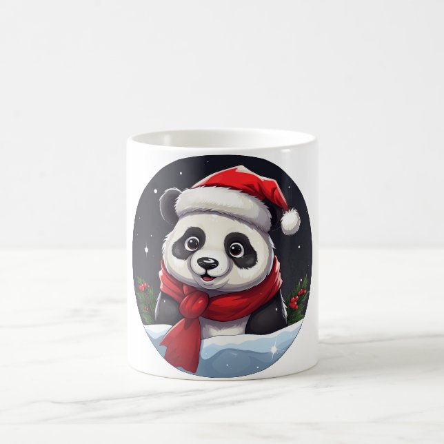 Panda Christmas Coffee Mug (Center)