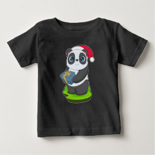 Panda Christmas Package Baby T-Shirt