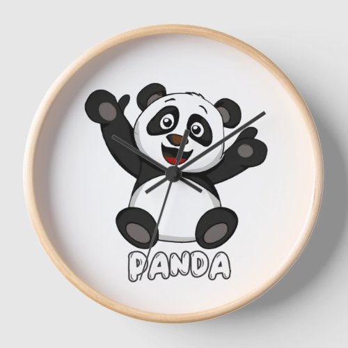 Panda clock