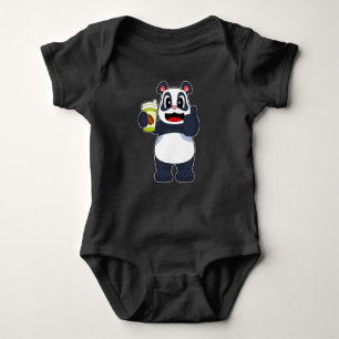 Panda Coffee to go Baby Bodysuit