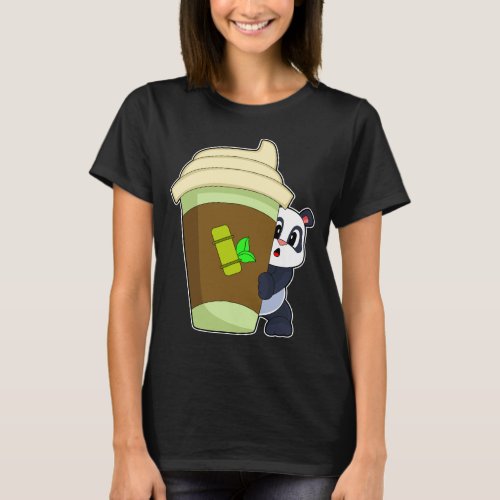 Panda Coffee to go T_Shirt