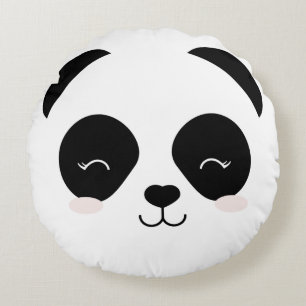 Panda Cojín Round Pillow