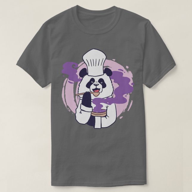 Panda Cooking bear T-Shirt (Design Front)