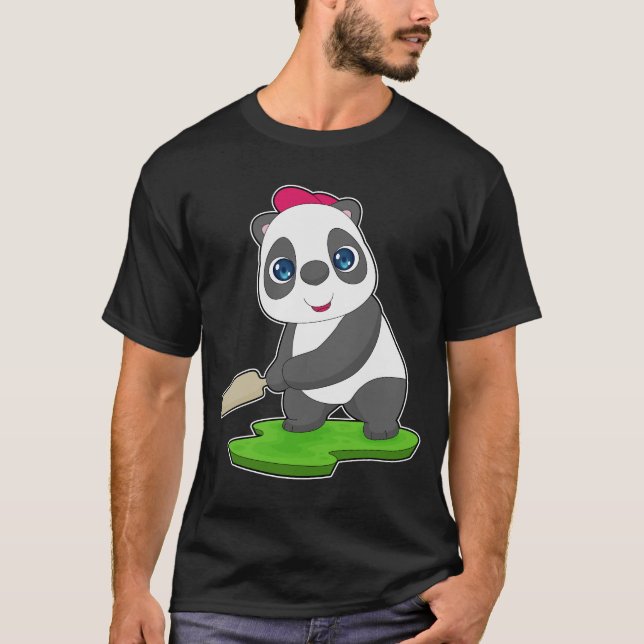 Panda Cricket Cricket bat T-Shirt (Front)