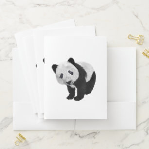 Panda Cub Pocket Folder