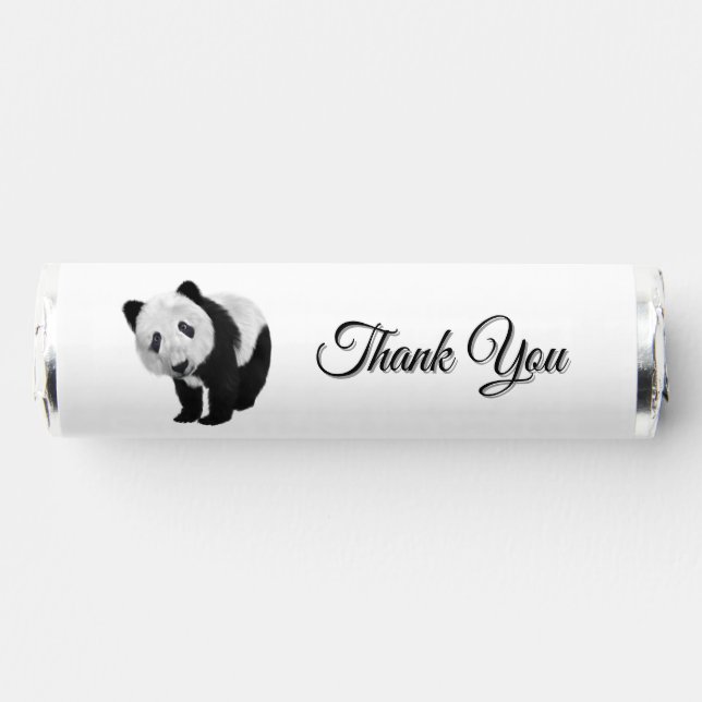 Panda Cub Thank You Breath Savers® Mints (Front)