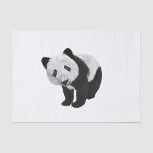 Panda Cub  Tissue Paper (Front)