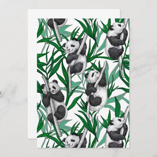 Panda cubs on (Front/Back)