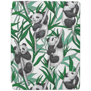 Panda cubs on iPad smart cover