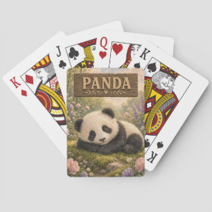 Panda Cute Baby Storybook Nursery Animal Poker Cards