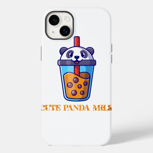 Panda cute Milk Case_Mate iPhone 14 Plus Case