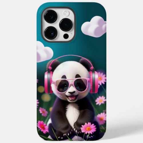 Panda cute pretty trend party music punk Case_Mate iPhone 14 pro max case