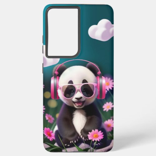 Panda cute pretty trend party music punk samsung galaxy s21 ultra case