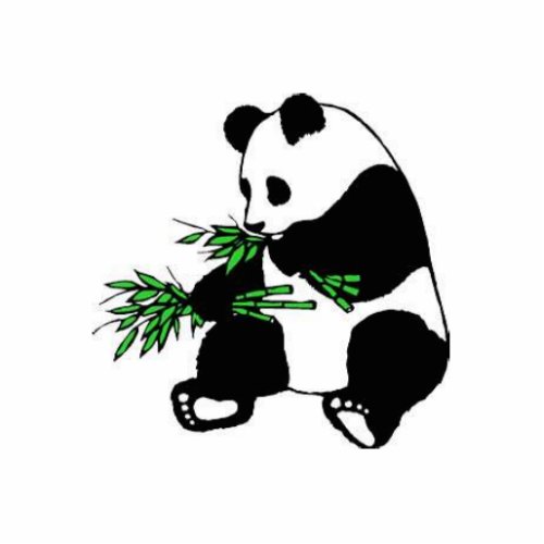 panda cutout