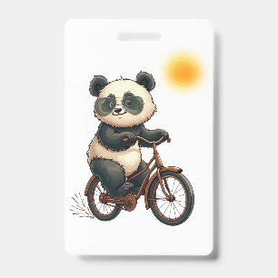 Panda cycling badge