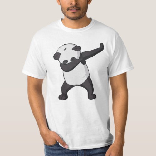Panda dab mens t_shirt