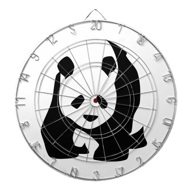 Panda Dartboard With Darts (Front)