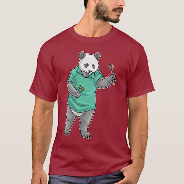 Panda Darts Dart T-Shirt (Front)