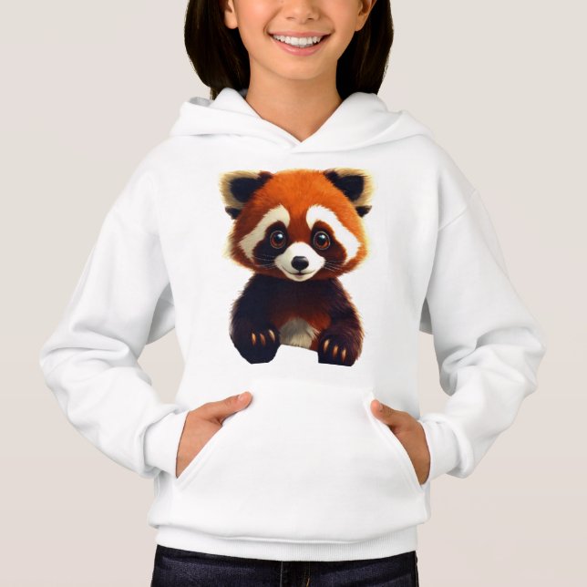 Panda Design for Kids  Hoodie (Front)