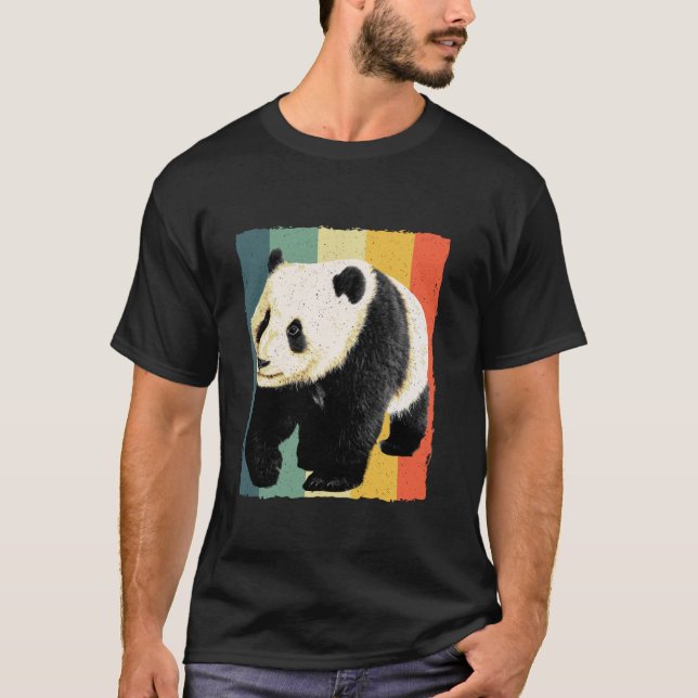 Panda Design For Men Women Kids Giant Panda Bear L T-Shirt (Front)
